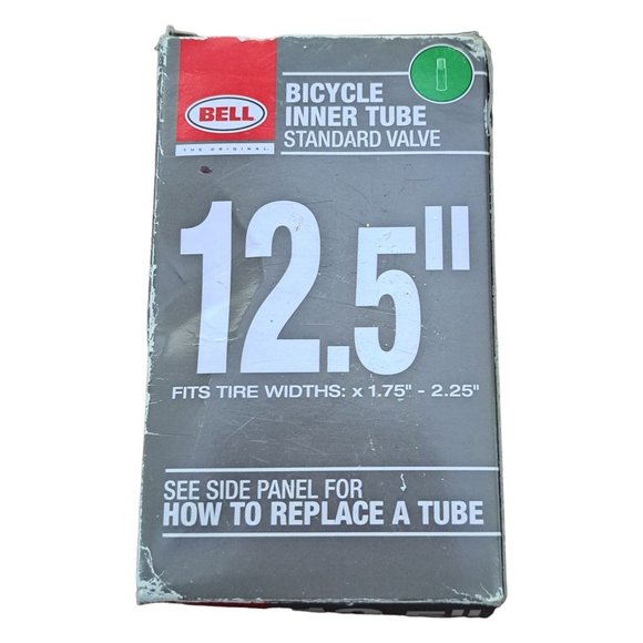 ‎Bell Sports12.5" Universal Inner Tube 1.75-Inch to 2.25-Inch, Black (Kids Bike) - Picture 1 of 4
